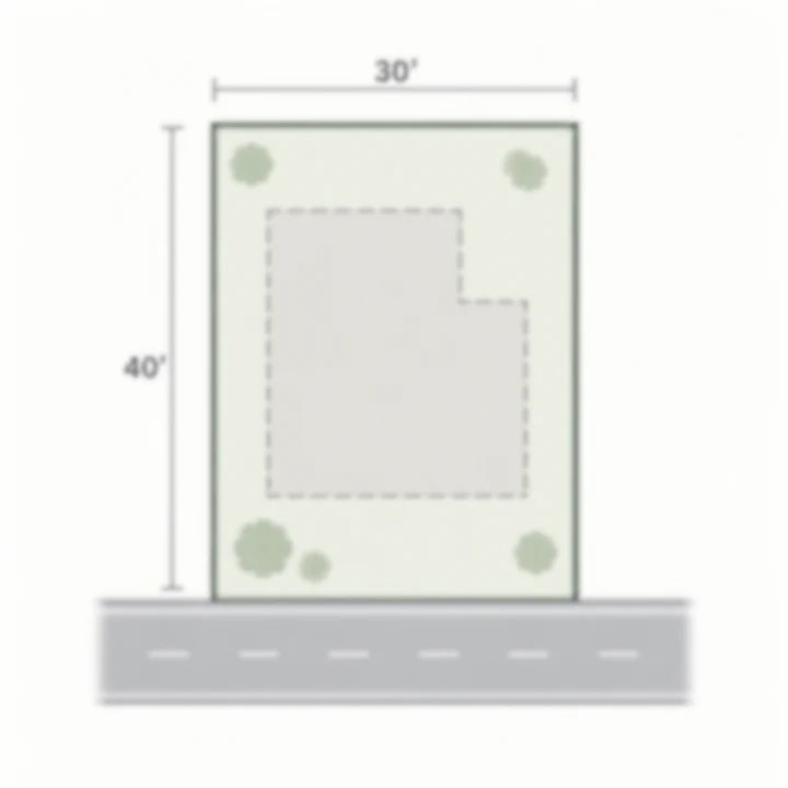 Purva Trivante 30 x 40 plot, illustrative outline