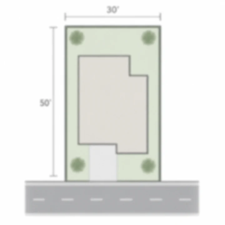 Purva Trivante 30 x 50 plot, illustrative outline